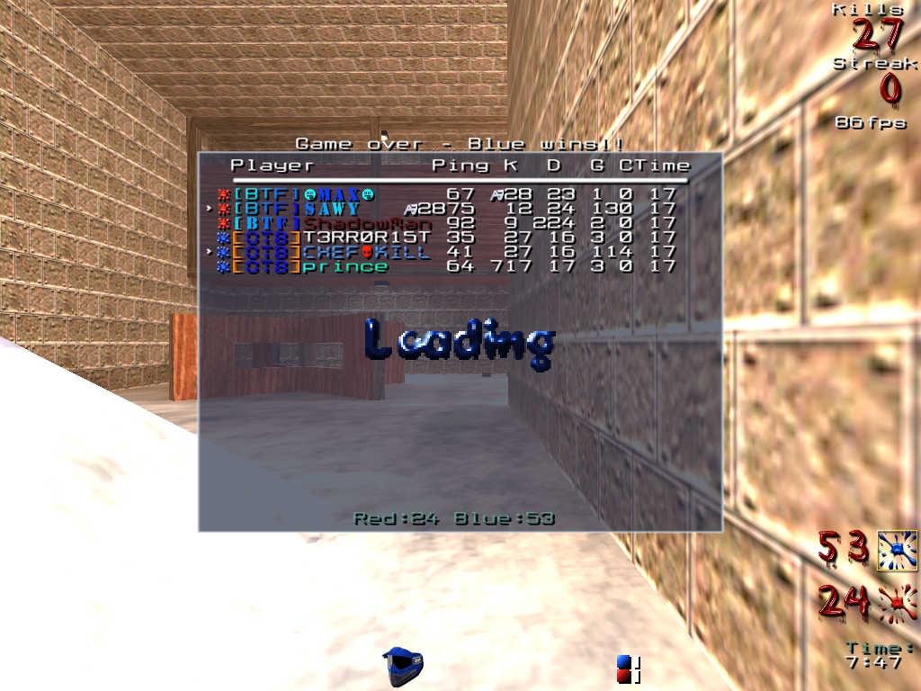 Screenshot der Gegner-Map Screenshot der Gegner-Map