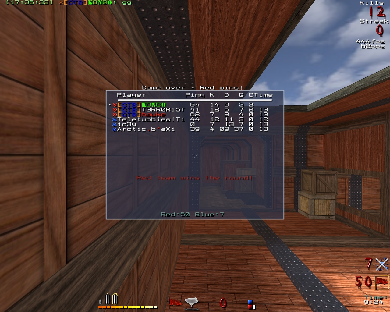 Screenshot der Tie-Map Screenshot der Tie-Map